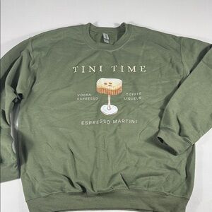 Green Crewneck Sweater